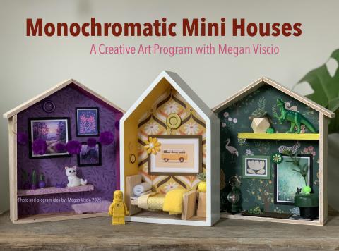 DIY Monochromatic Mini House