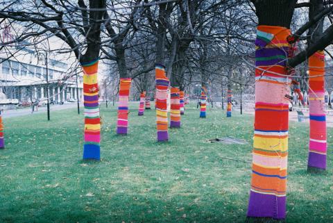 Yarnbombing!