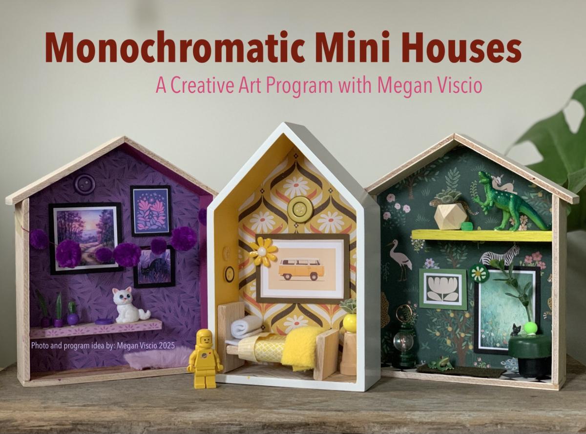 DIY Monochromatic Mini House