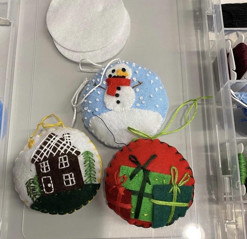 Felt ornaments